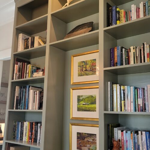 Built-in Bookcase | Franklin, TN Woodworking